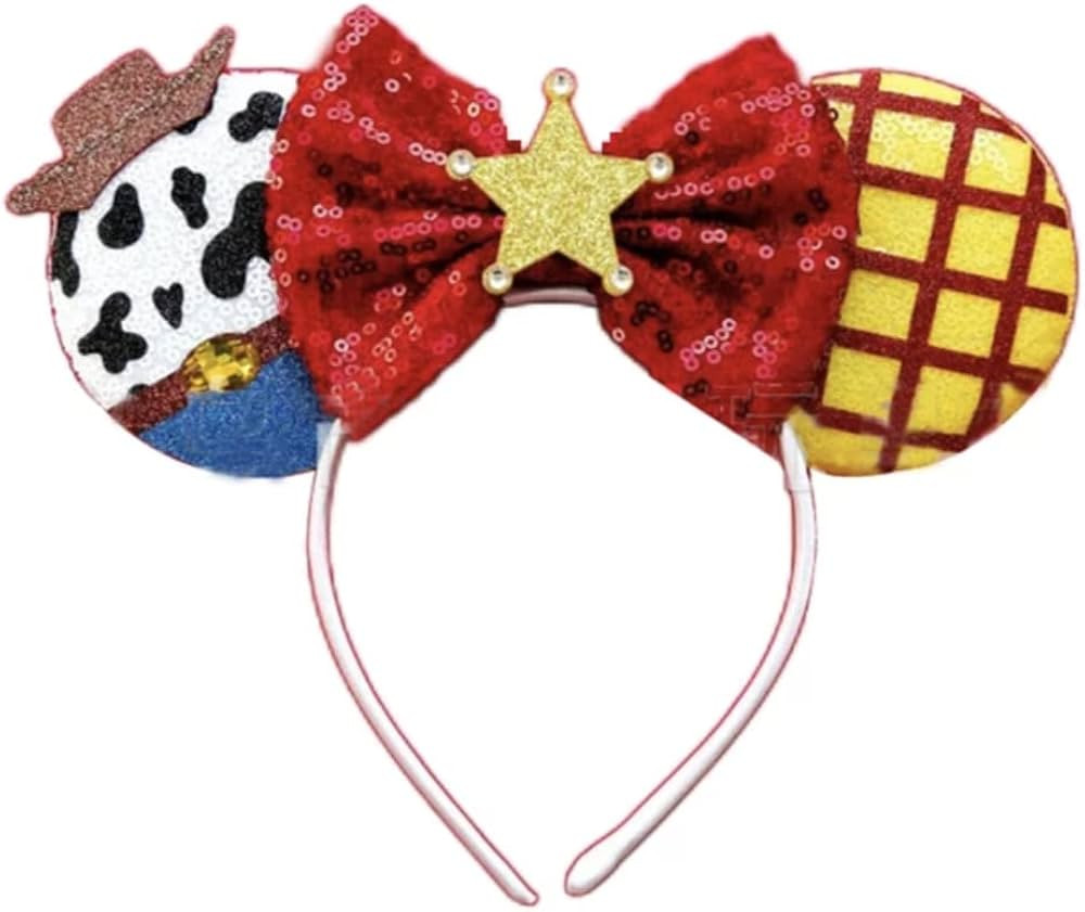 CLGIFT Toy Story Woody Minnie Ears,Pick your color, Iridescent Minnie Ears, Silver gold blue minn... | Amazon (US)