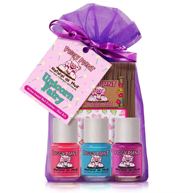 Piggy Paint Nail Polish Set - 3pk/0.25 fl oz each + 1 Nail Art | Target