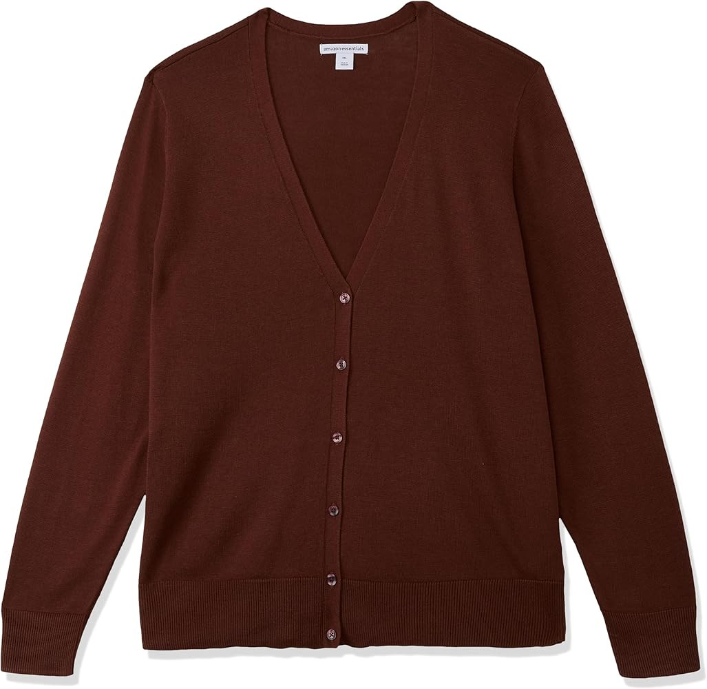 Amazon Essentials Women's Lightweight V-Neck Cardigan Sweater (Available in Plus Size) | Amazon (US)