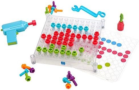 Educational Insights Design & Drill See-Through Creative Workshop: 136 Piece Set with Drill Toy, ... | Amazon (US)