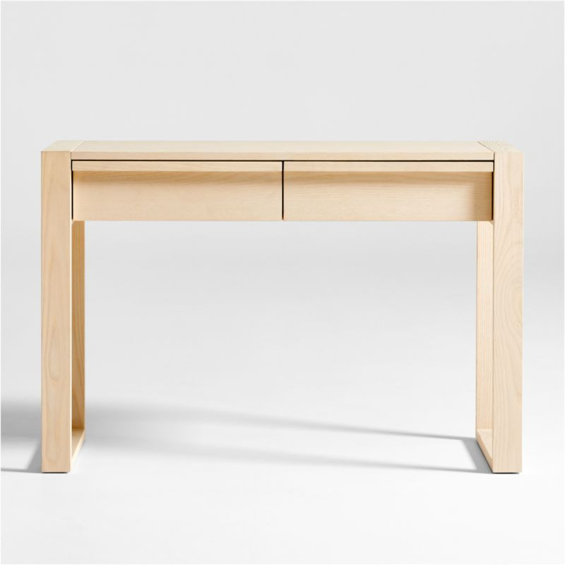 Gemini Kids Light Ash Wood Desk + Reviews | Crate & Kids | Crate & Barrel