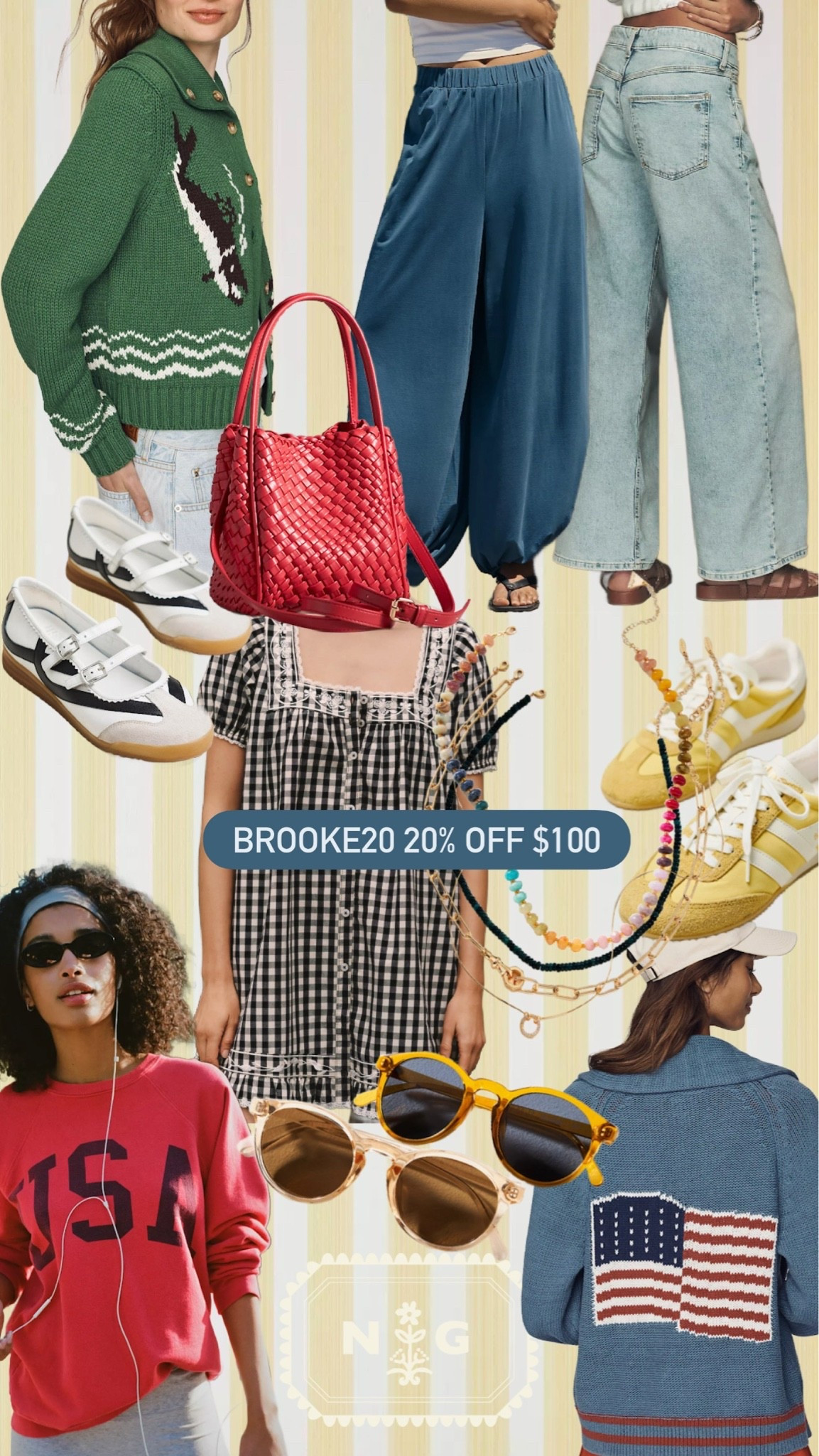 BROOKE20 for 20% off $100 order
*some exclusion’s 
*ends 6/28