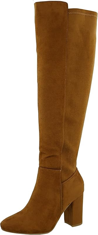 TOP Moda Womens Classy High Heel Knee High Boots | Amazon (US)
