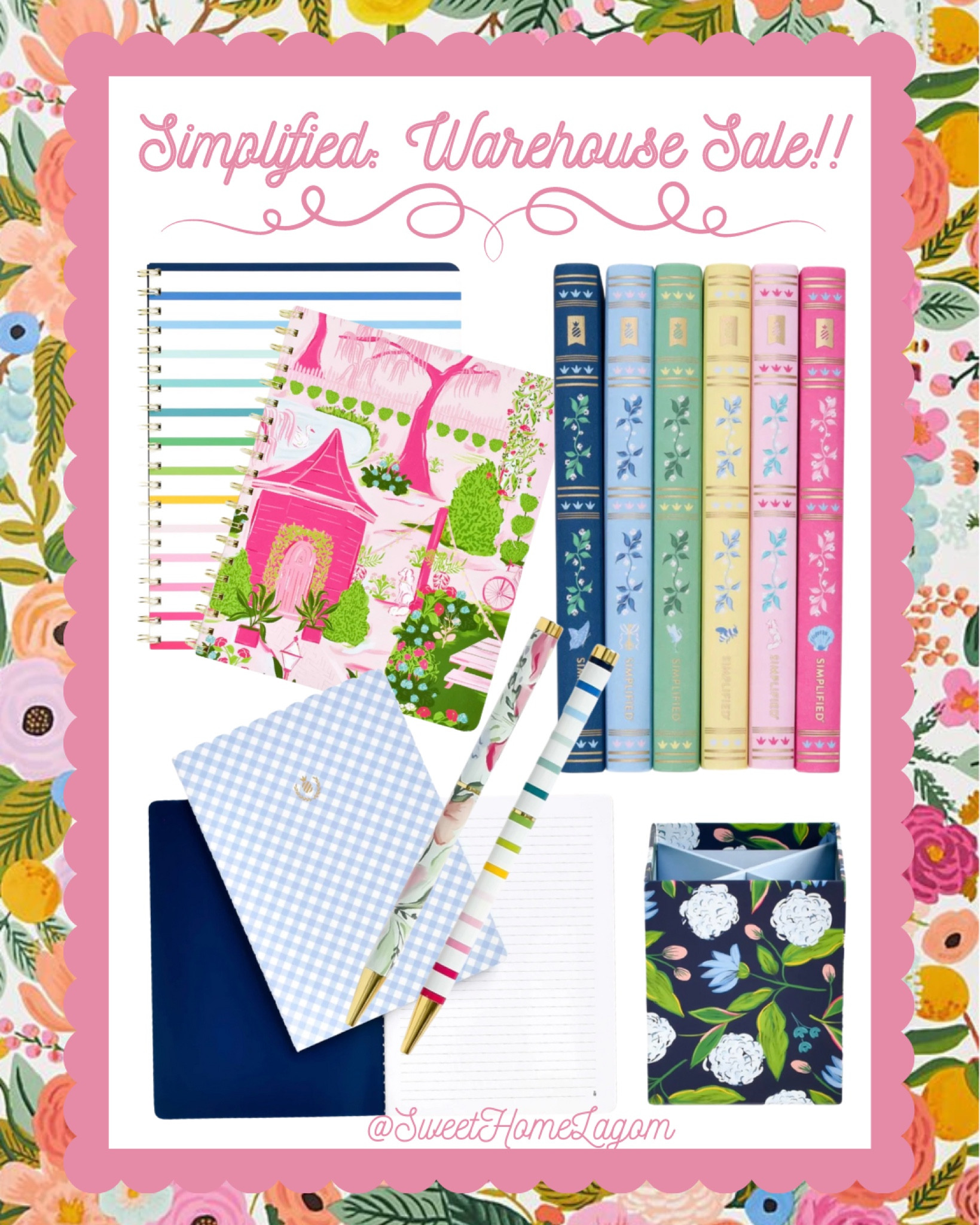 Simplified is having their warehouse sale!! Prices are SO good and planners are an additional 24% off. AND….the linen covered journals are back in stock after being sold out in the pinks and navy for so long! 

#LTKhome #LTKsalealert #LTKfindsunder50