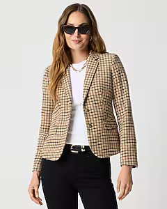 Herringbone wool-blend schoolboy blazer | J.Crew Factory