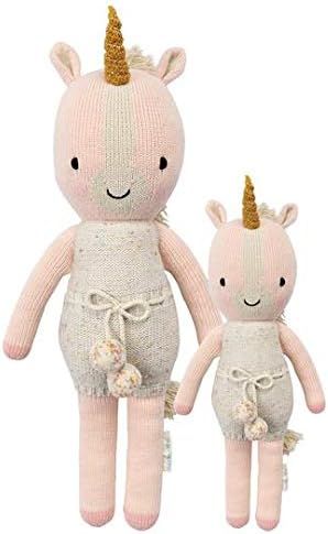 CUDDLE + KIND Ella The Unicorn Little 13" Hand-Knit Doll – 1 Doll = 10 Meals, Fair Trade, Heirl... | Amazon (US)