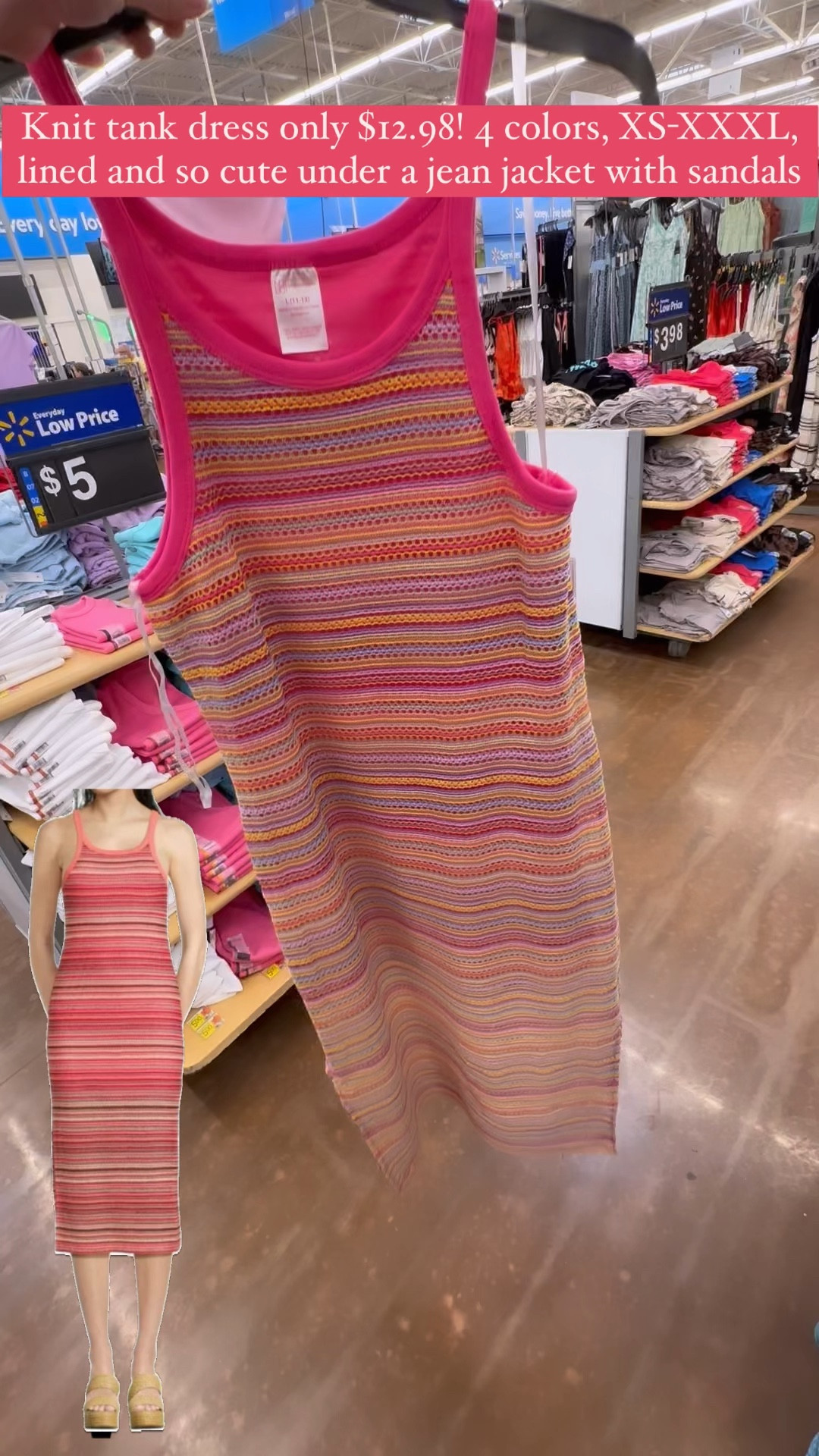 These Walmart knit dresses are so cute and remind me of Free People (but they’re only $12.98!)! 4 colors, XS-XXXL, juniors sizing, so I’d size up if between sizes.  …………… knit tank dress knit dress tank dress strappy dress casual dress beach dress beachy dress colorful dress walmart finds under $20 walmart dress walmart dress under $20 dress under $25 summer dress summer outfit vacation dress vacation outfit plus size dress fitted dress midi dress maxi dress free people dupe free people look for less free people dresses free people dress striped dress sweater dress juniors dress wlamart new arrivals midsize dress dress under $50 summer wedding guest dress casual wedding guest dress dress with sandals summer trends summer finds casual outfit casual look swim cover swimsuit cover swim Coverup swimsuit coverup 

#LTKSwim #LTKFindsUnder50 #LTKWedding