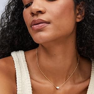 Kendra Scott Mini Elisa 14k Gold-Plated Satellite Short Pendant Necklace, Fashion Jewelry for Wom... | Amazon (US)