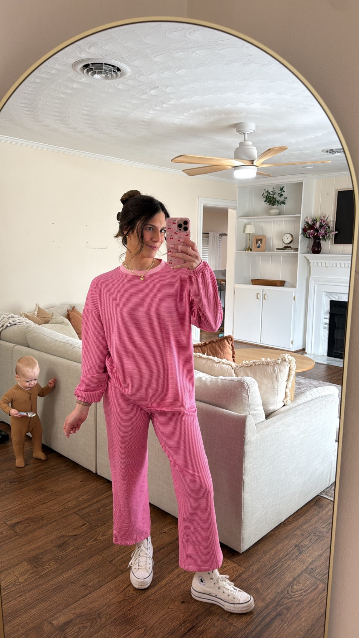 Cutest striped set! Wearing a size medium.

#LTKootd #LTKdayinmylife #LTKgrwm