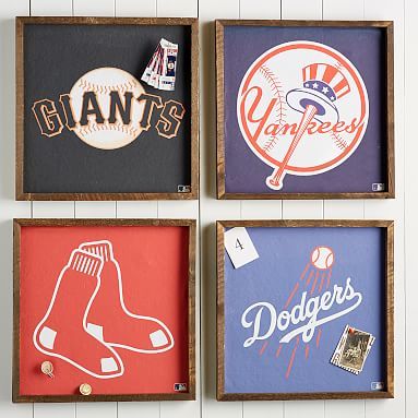 MLB™ Framed Pinboards | Pottery Barn Teen