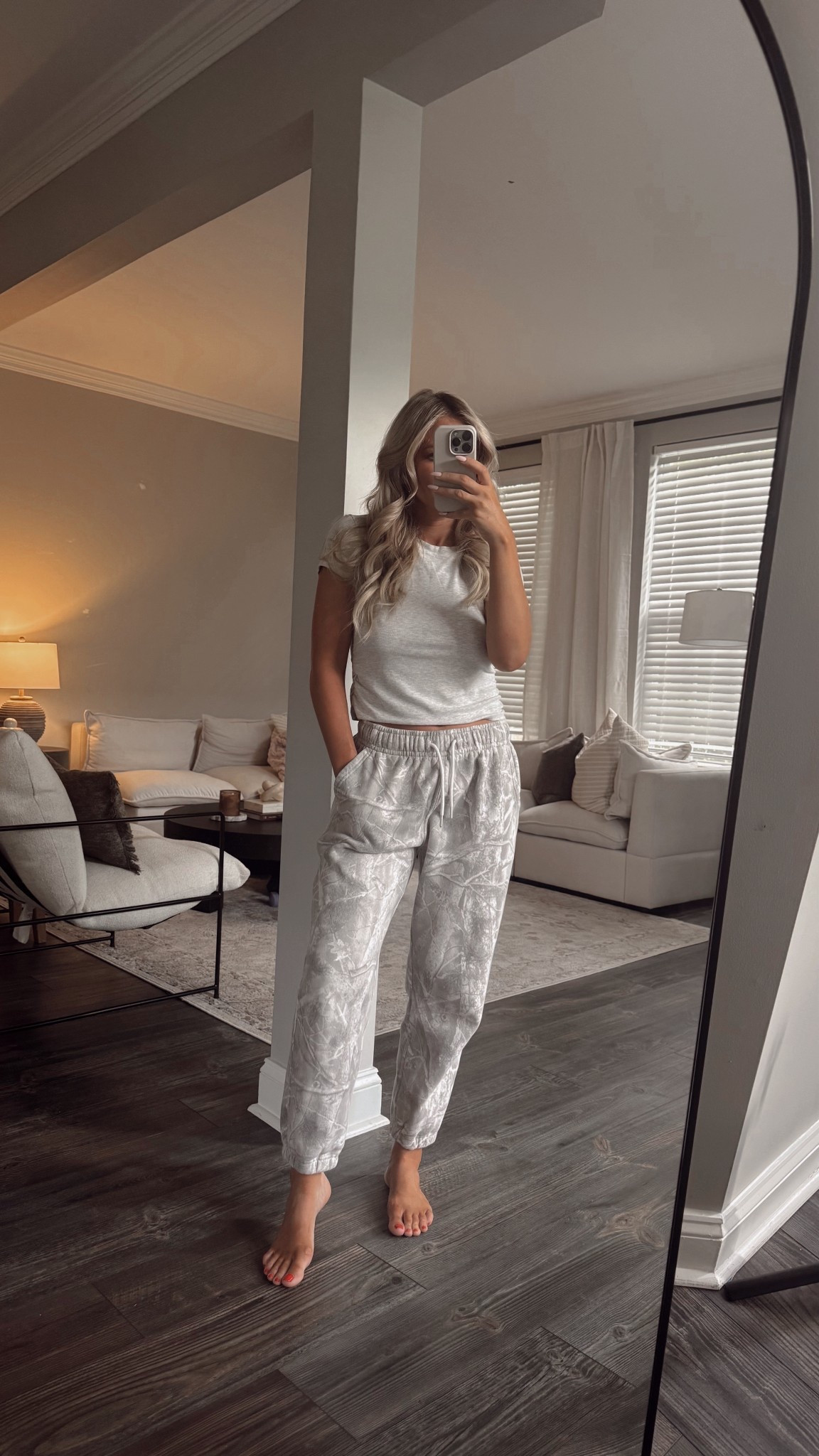 Comfy outfit for lounging around the house! These are my absolute favorite sweatpants (they are a small short in men’s) and my T-shirt is part of a an Amazon set that is super cozy but I love a sweatpant!!

#LTKFindsUnder50 #LTKSeasonal #LTKStyleTip