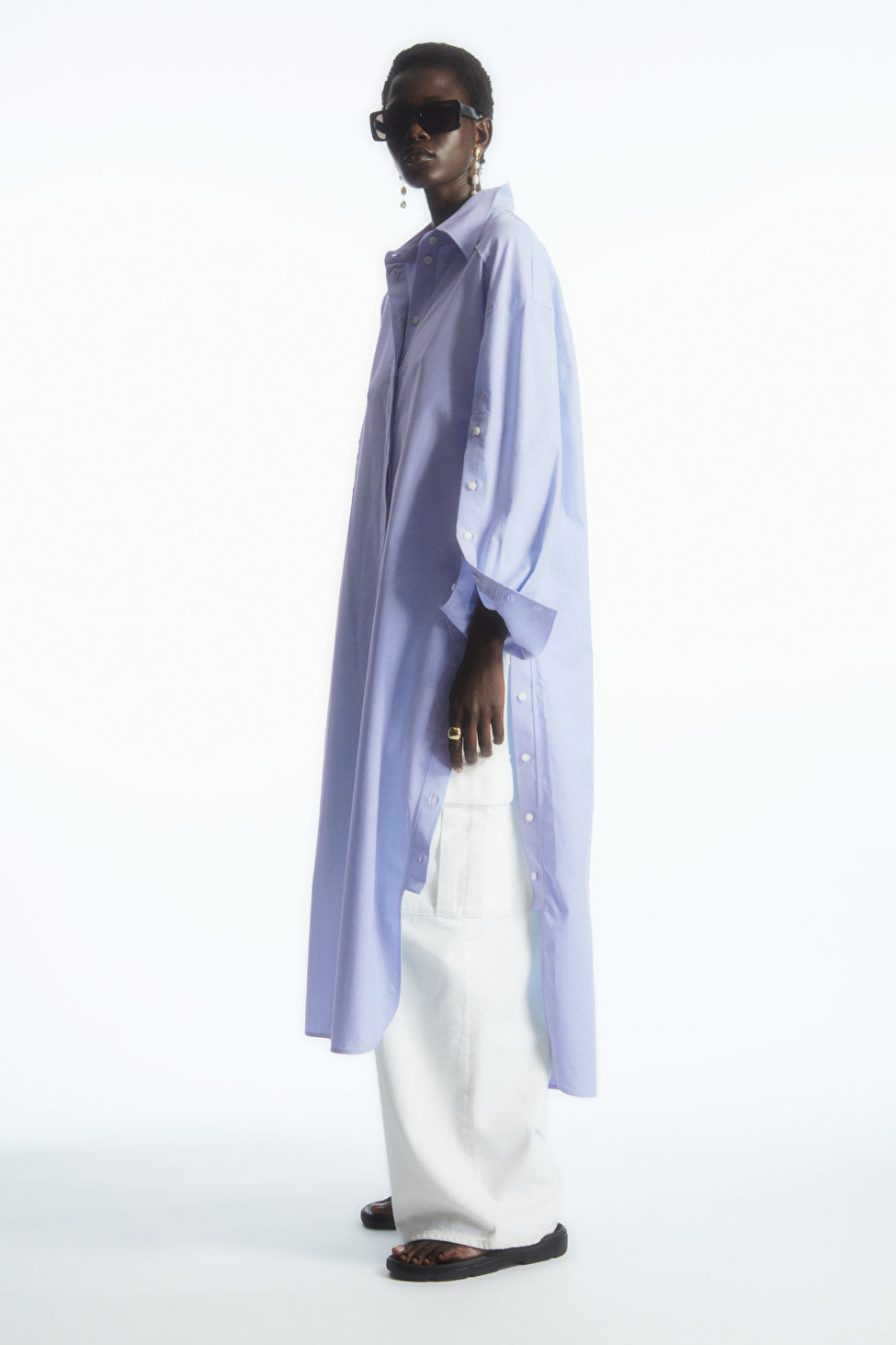 OVERSIZED DECONSTRUCTED SHIRT DRESS | COS (US)
