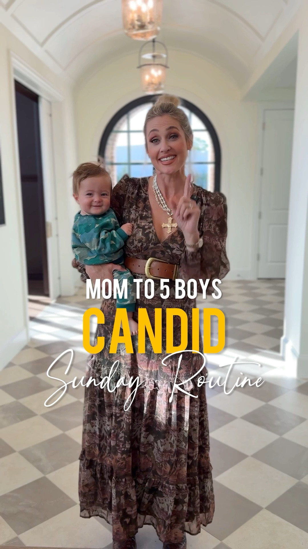 Day in the Life: Sunday church outfit 🌤️
Sharing everything I wore today — the pieces I reach for when I want to feel put together but effortless.

Outfit Details:
• Raindance Floral Long-Sleeved Maxi Dress – flowy, flattering, and perfect for church or fall events
• Jasper Brown + Gold Statement Belt – cinches the waist and elevates any dress
• Angelica Gold Pearl Cross Necklace – simple + timeless
• Evangelina Pearl Statement Earrings – lightweight and elegant
• 14K Solid Gold Post Earrings – everyday sparkle
• Roma Suede Tote Bag – the perfect church + mom bag (fits everything)
• Tens Towels (Set of 4) – my favorite extra-large towels we use at home

Keywords:
church outfit • fall church dress • mom style • modest church outfit • boho fall dress • 12th Tribe outfit • Sunday outfit inspo • fall maxi dress • church bag • pearl statement jewelry