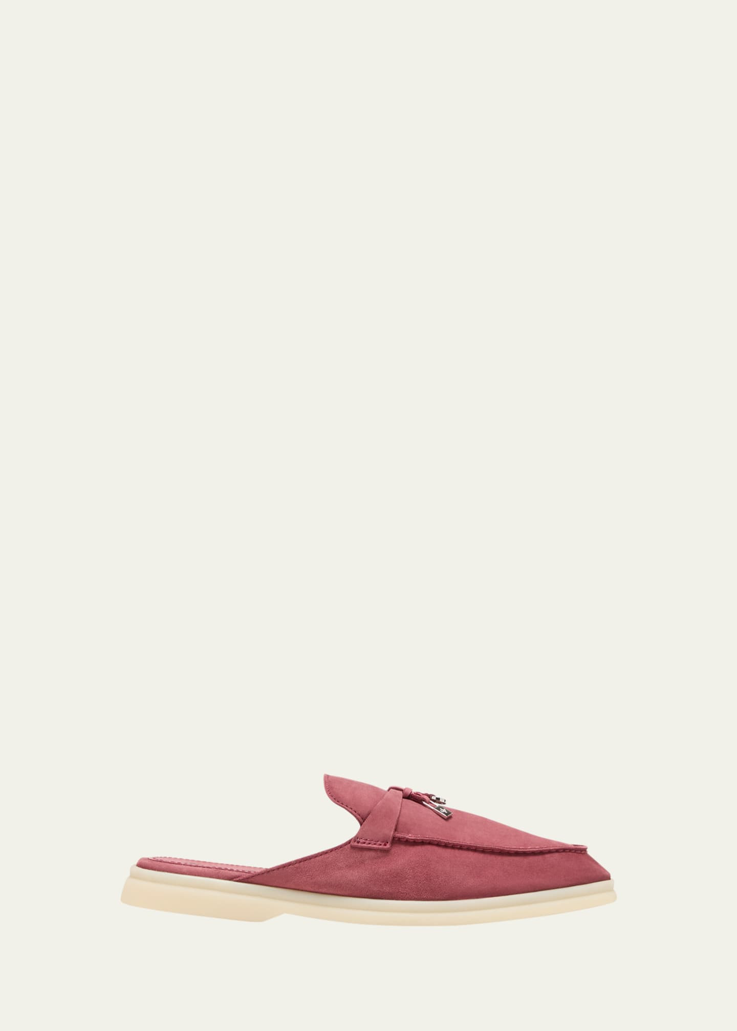 Loro Piana Babouche Charms Walk Suede Mule Loafers | Bergdorf Goodman