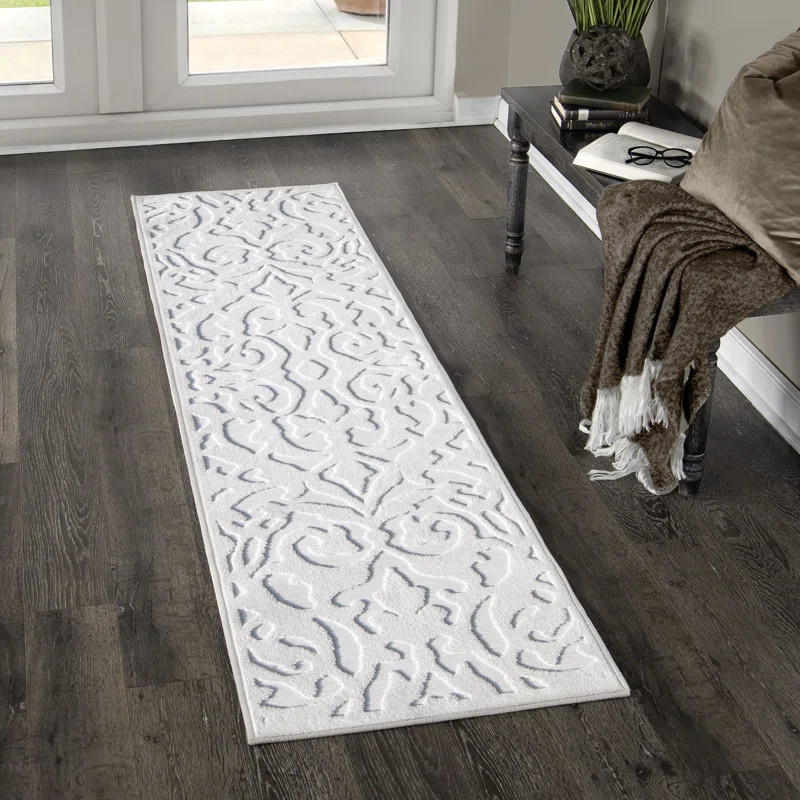 Damask Natural Indoor / Outdoor Area Rug | Wayfair North America