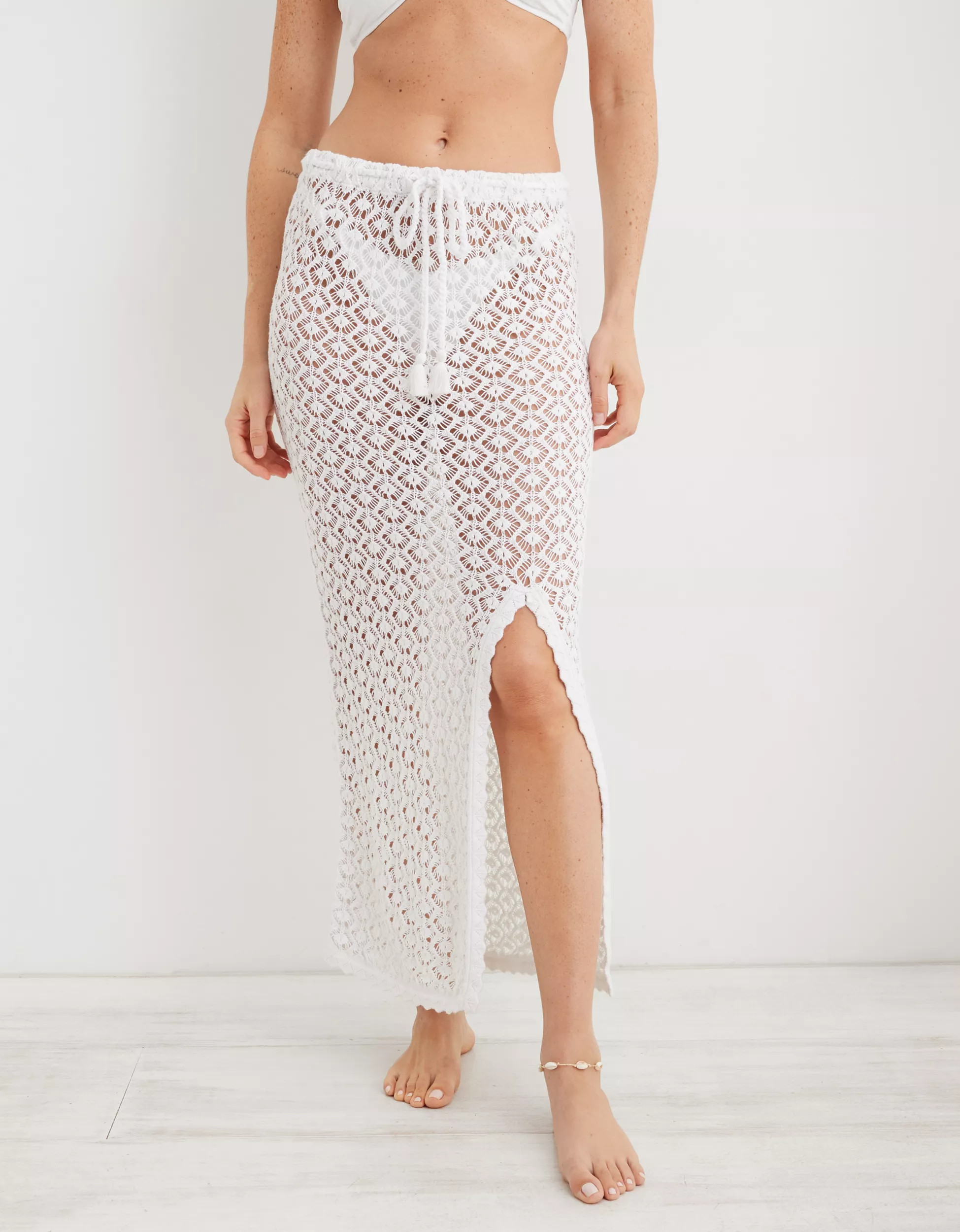 Aerie Crochet Midi Skirt | American Eagle Outfitters (US & CA)