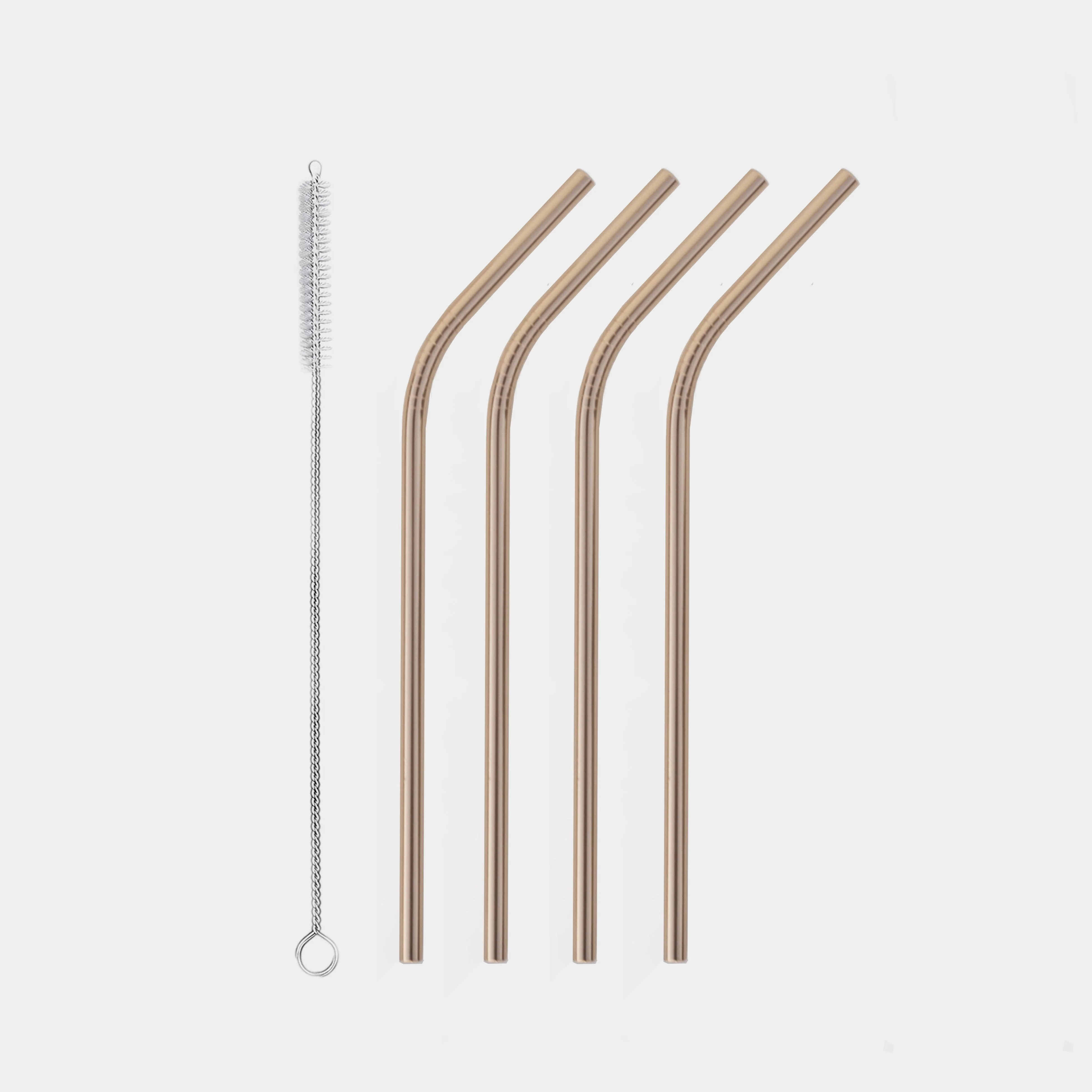 Copper Metal Straws (Set of 4) | Uncommon James