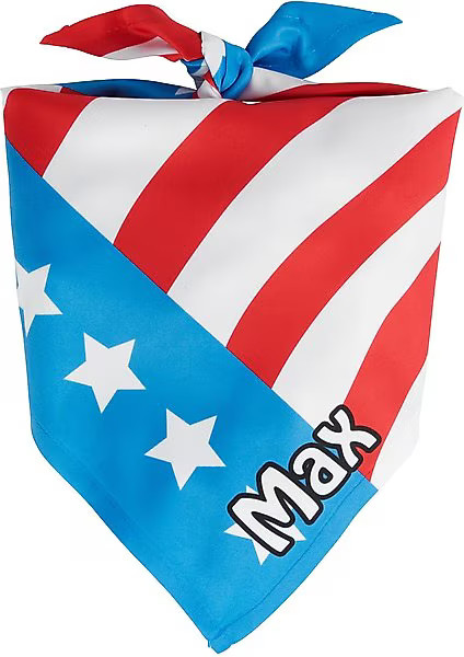 Frisco Americana Personalized Dog & Cat Bandana | Chewy.com