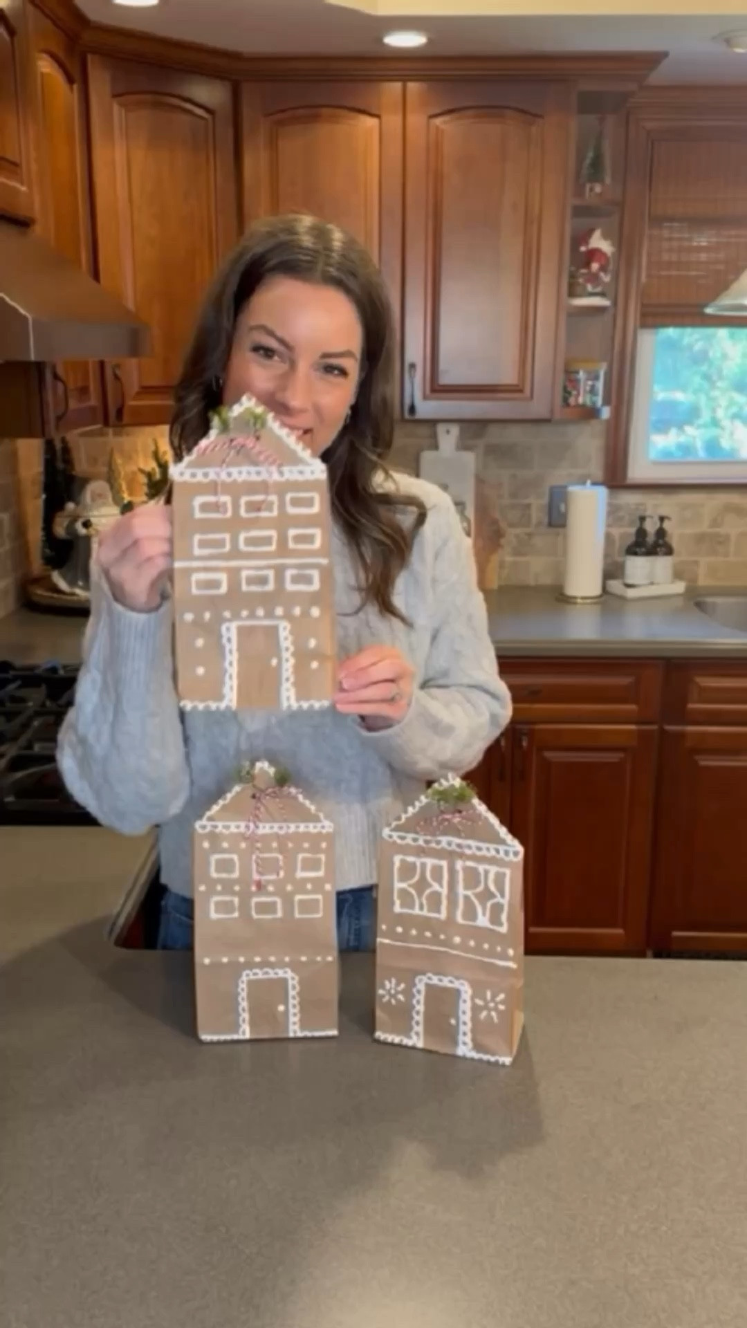 Gingerbread house treat bags for Christmas gifting 🎄 

#LTKSeasonal #LTKHome #LTKParties