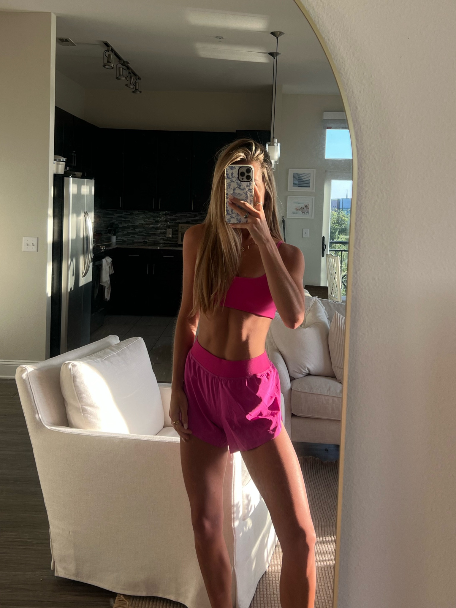 Pink running set! 

Running ootd, activewear, shorts 

#LTKStyleTip #LTKFindsUnder100 #LTKActive