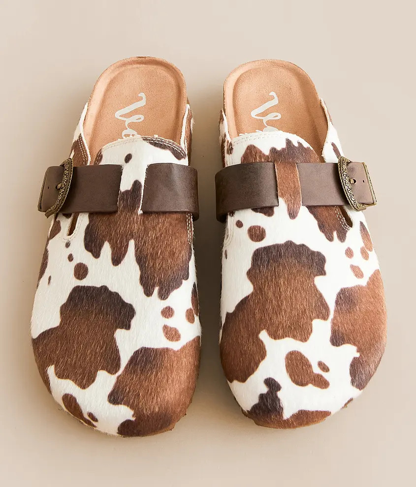 Andi Cow Print Mule | Buckle