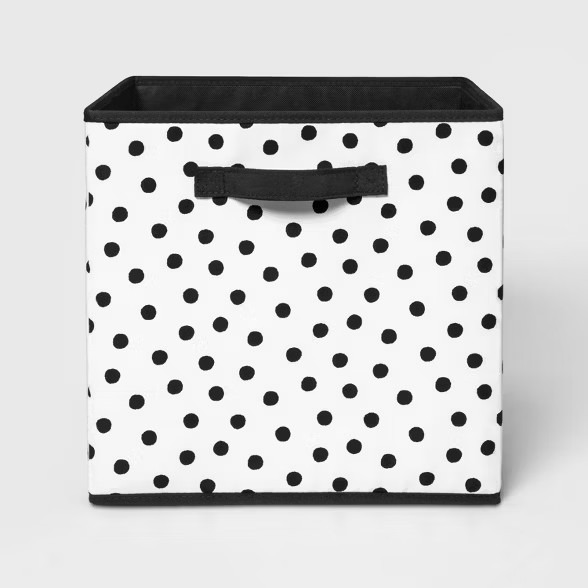 13" Fabric Dot Storage Bin - Pillowfort™ | Target
