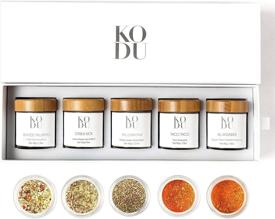 KODU Housewarming Gift Set | Gourmet Seasonings for Cooking Variety Pack | Spice Dry Rub Sampler ... | Amazon (US)