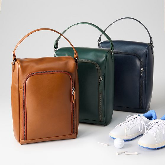 Graham Leather Golf Shoe Bag | Mark and Graham