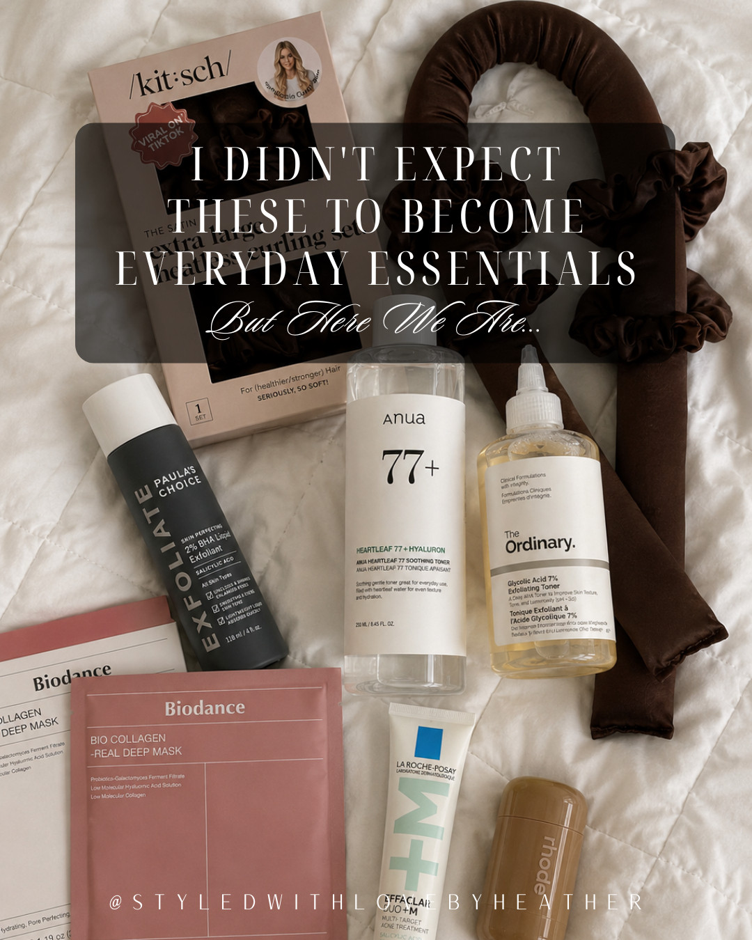I didn't expect these to become everyday essentials... but now I genuinely use every single one on repeat. From skincare that actually keeps my skin happy to little lifestyle finds that make getting ready easier, these are the products I've repurchased, recommended, and reached for the most.
Save this list for your next beauty haul, and shop all of my current favorites on my LTK. 

 #LTKselfcare #LTKstorytime #LTKBeauty