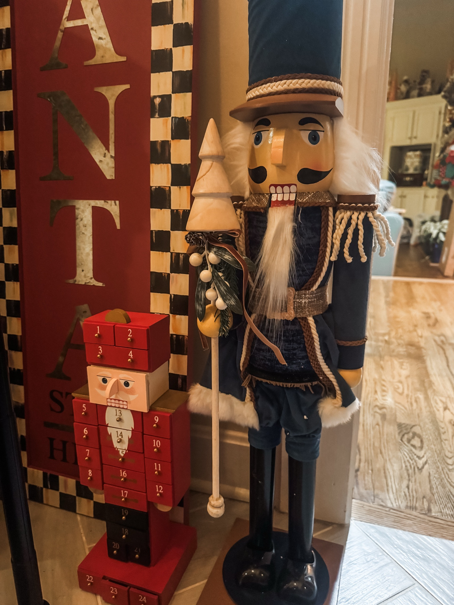 My 2nd nutcracker sent tonight from my Mom - 32” and they have multiple styles! 
#largenutcracker #nutcracker #christmas 

#LTKHoliday #LTKFindsUnder50 #LTKSeasonal