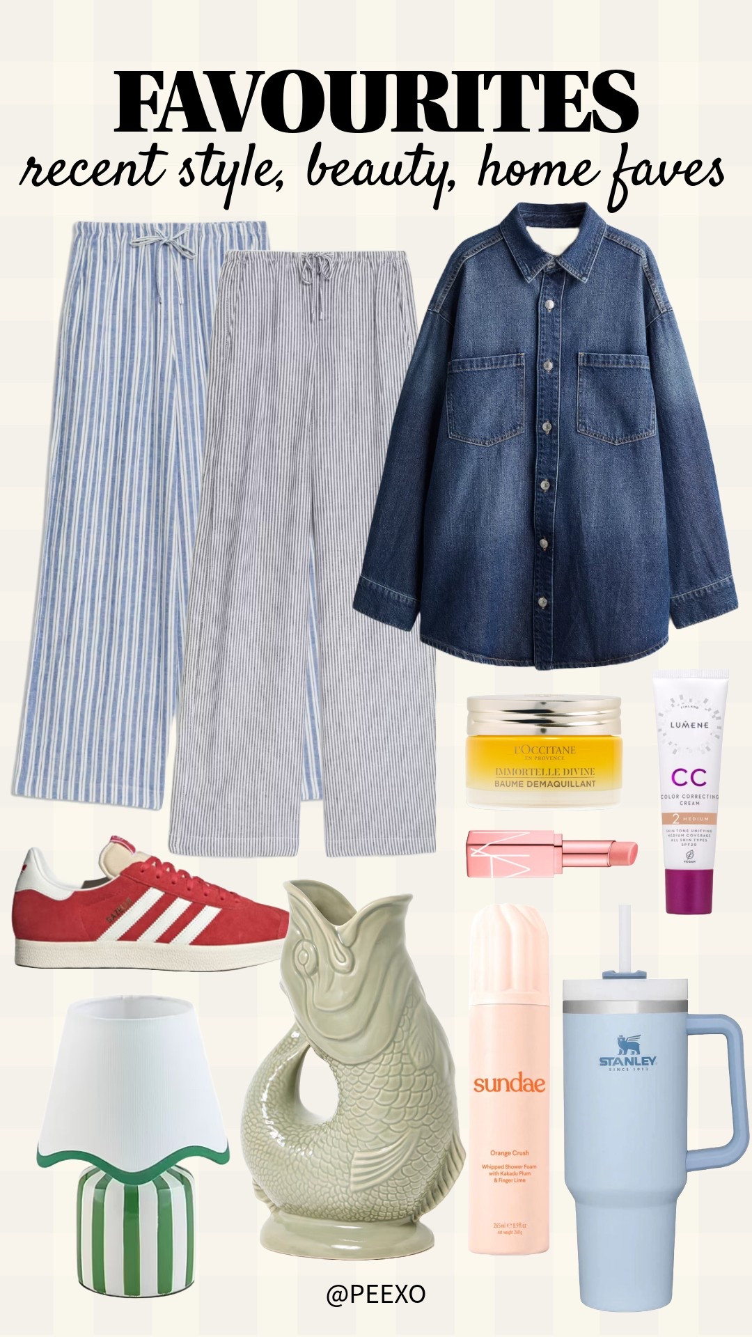 Current favourites for Spring - style, beauty and home ✨
📹 Watch  on my YouTube channel youtube.com/peexovlogs