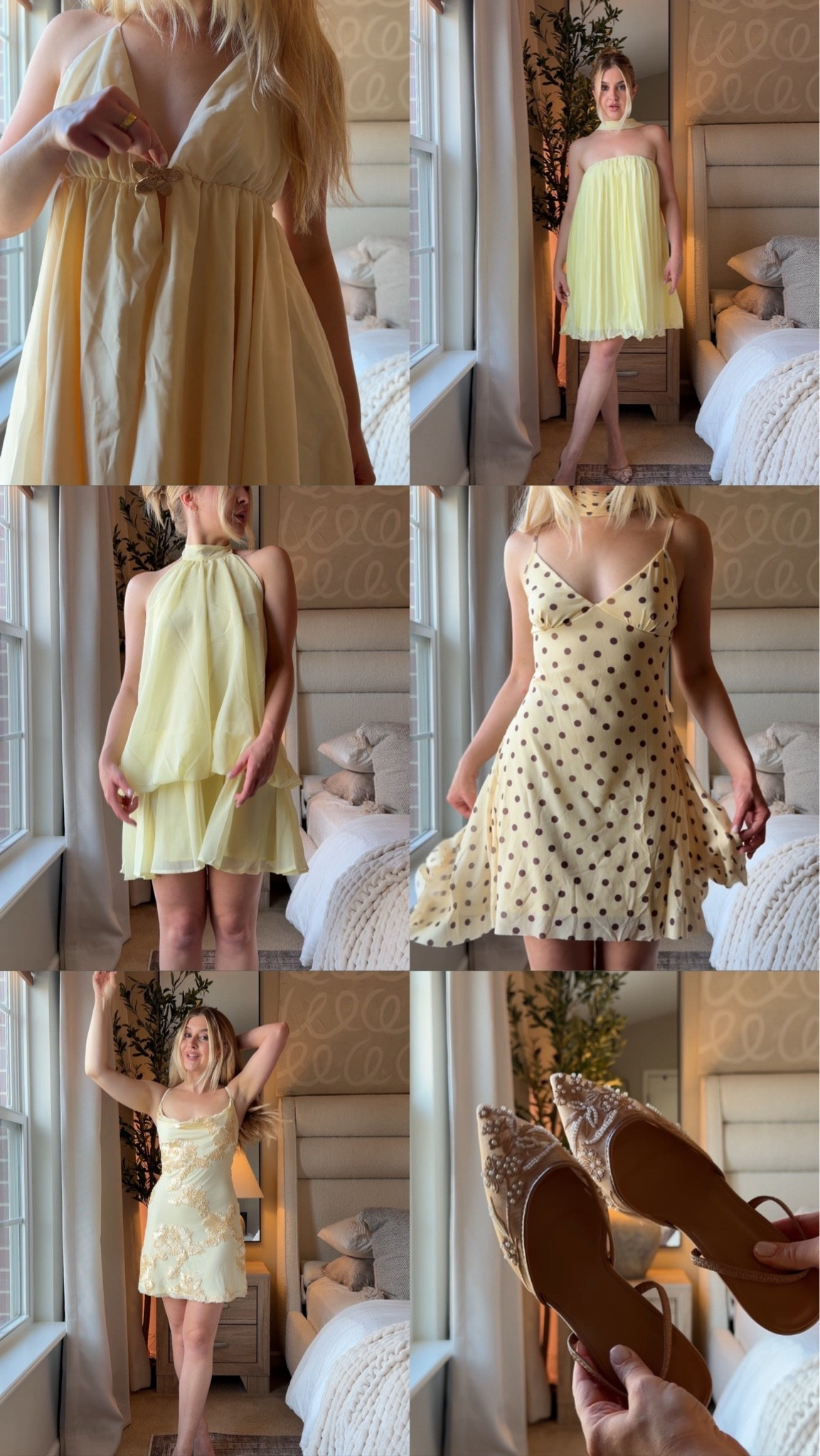 All of the yellow dresses I tried on for a bridal shower this weekend 💛

#LTKdayinmylife #LTKgrwm #LTKootd