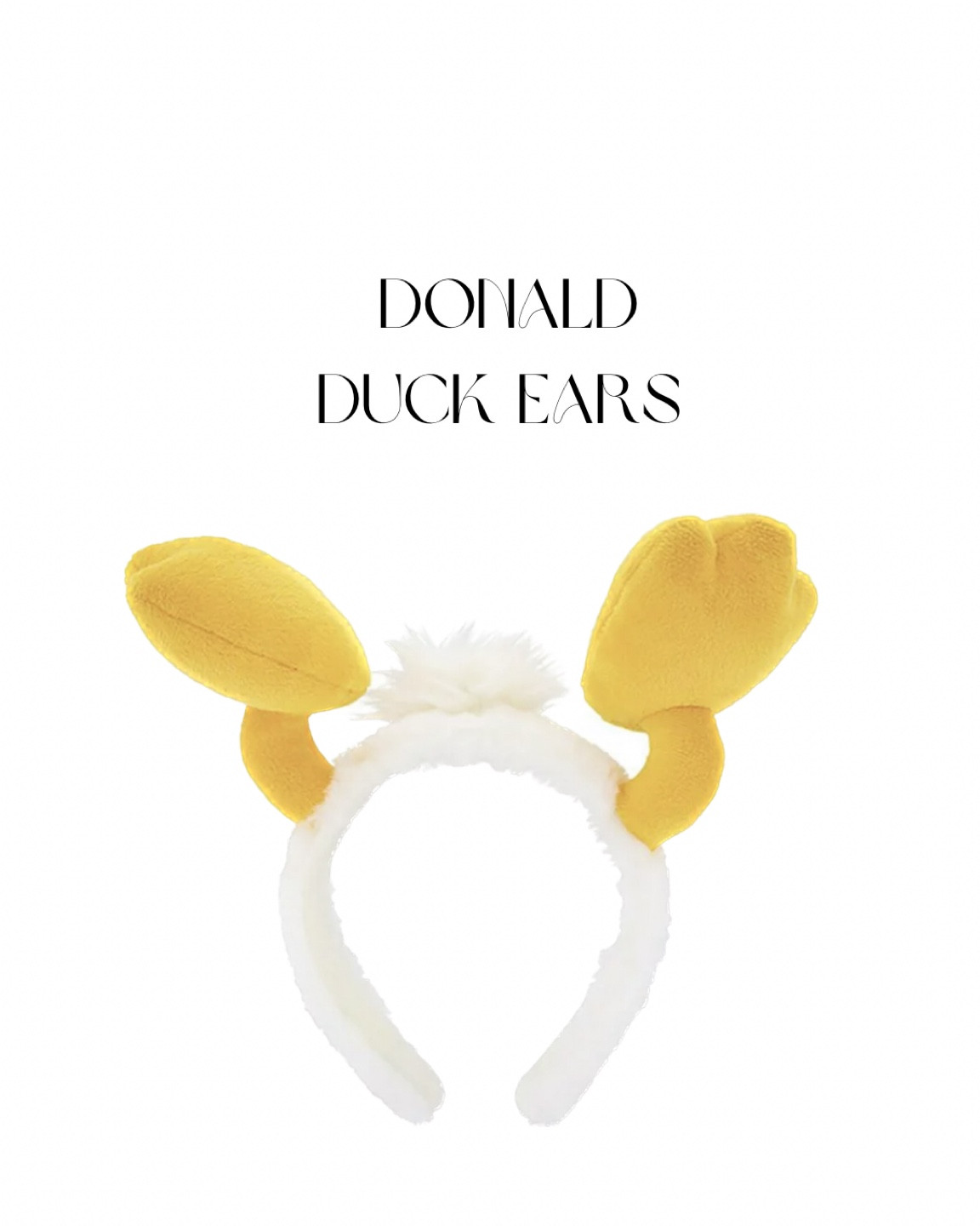 Donald Duck ears 