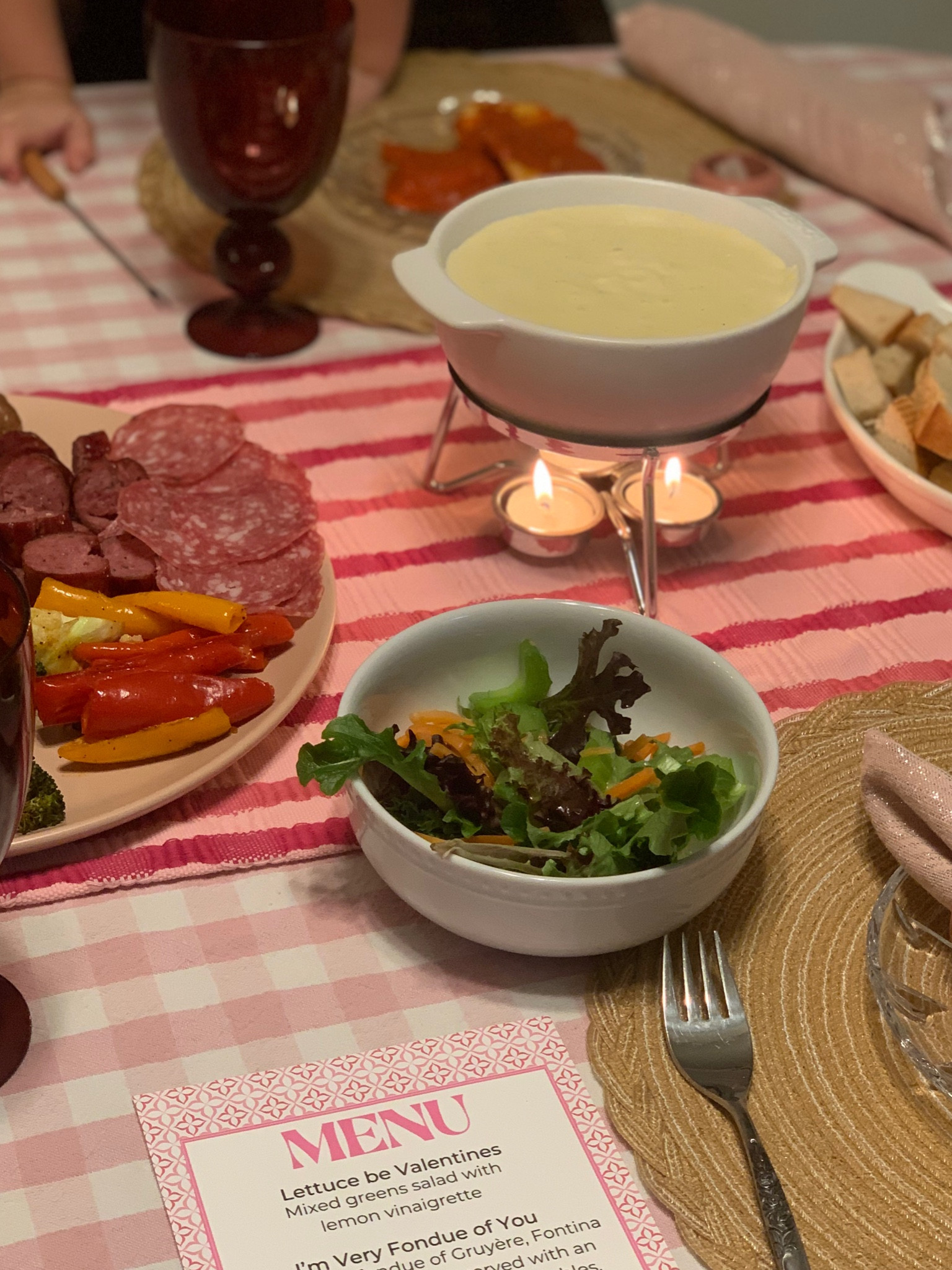 Valentine’s fondue party 🫕 ❤️ 

#LTKSeasonal #LTKparties #LTKhome