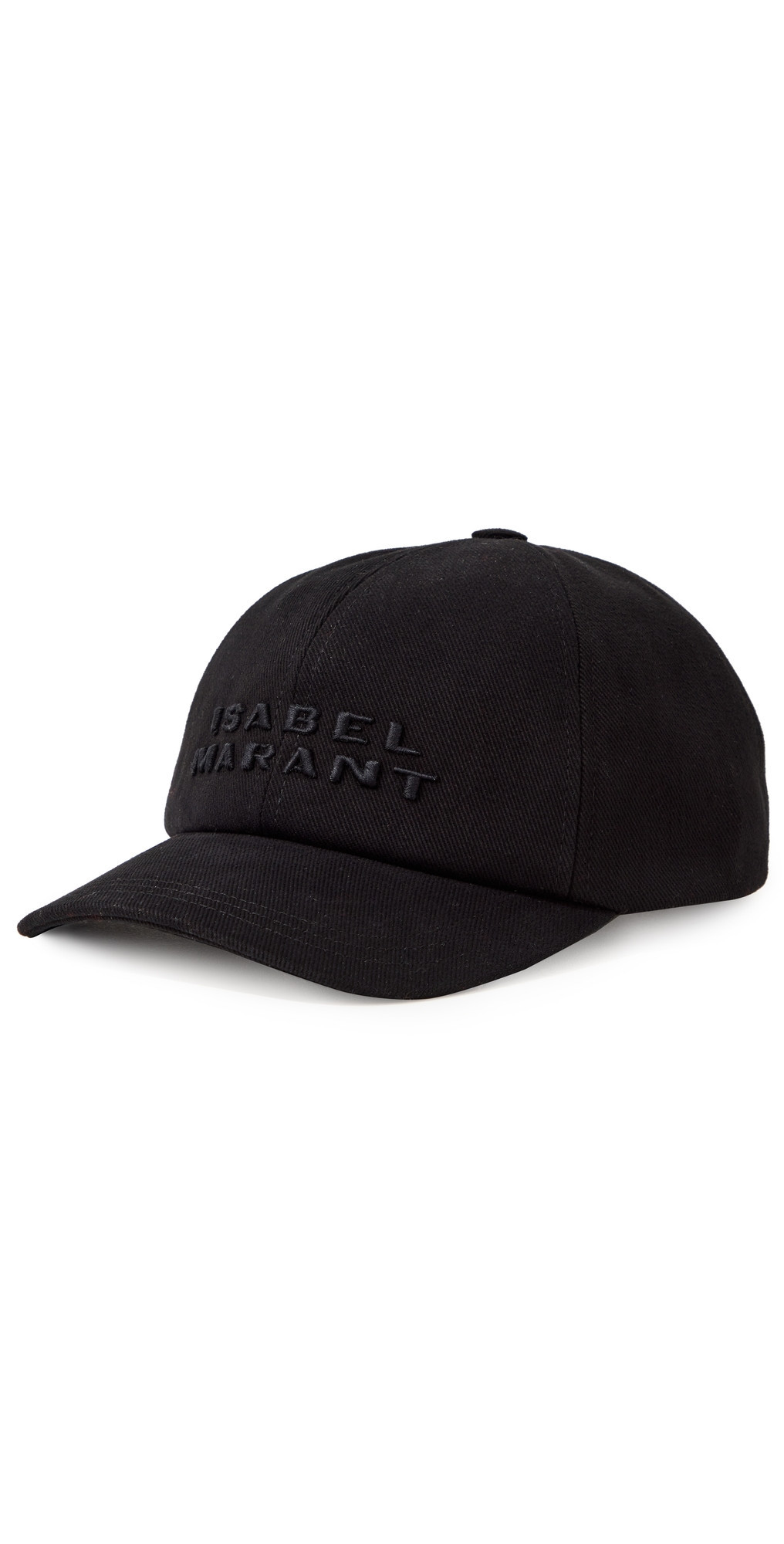 Isabel Marant Tyron Logo Canvas Baseball Cap Black/Black One Size | Shopbop
