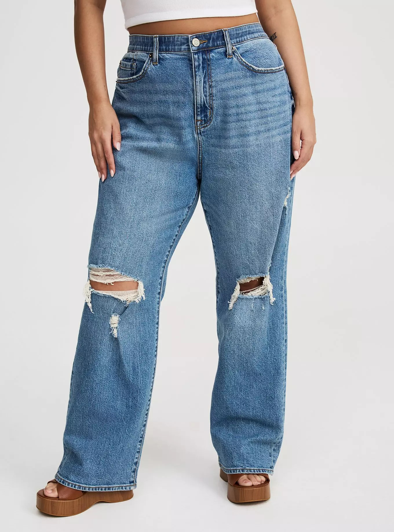 Baggy High-Rise Straight Jean | Torrid (US & Canada)