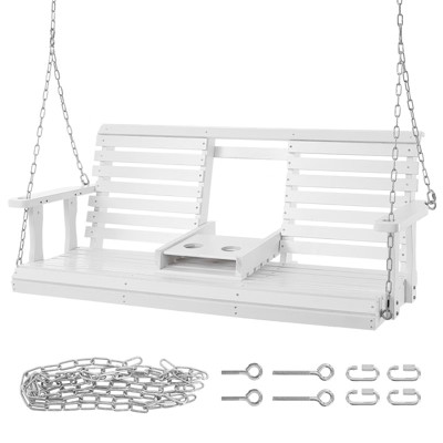 VEVOR Wooden Porch Swing 5 ft, Patio bench swing for Courtyard & Garden, Upgraded 880 lbs Strong Load Capacity | Target