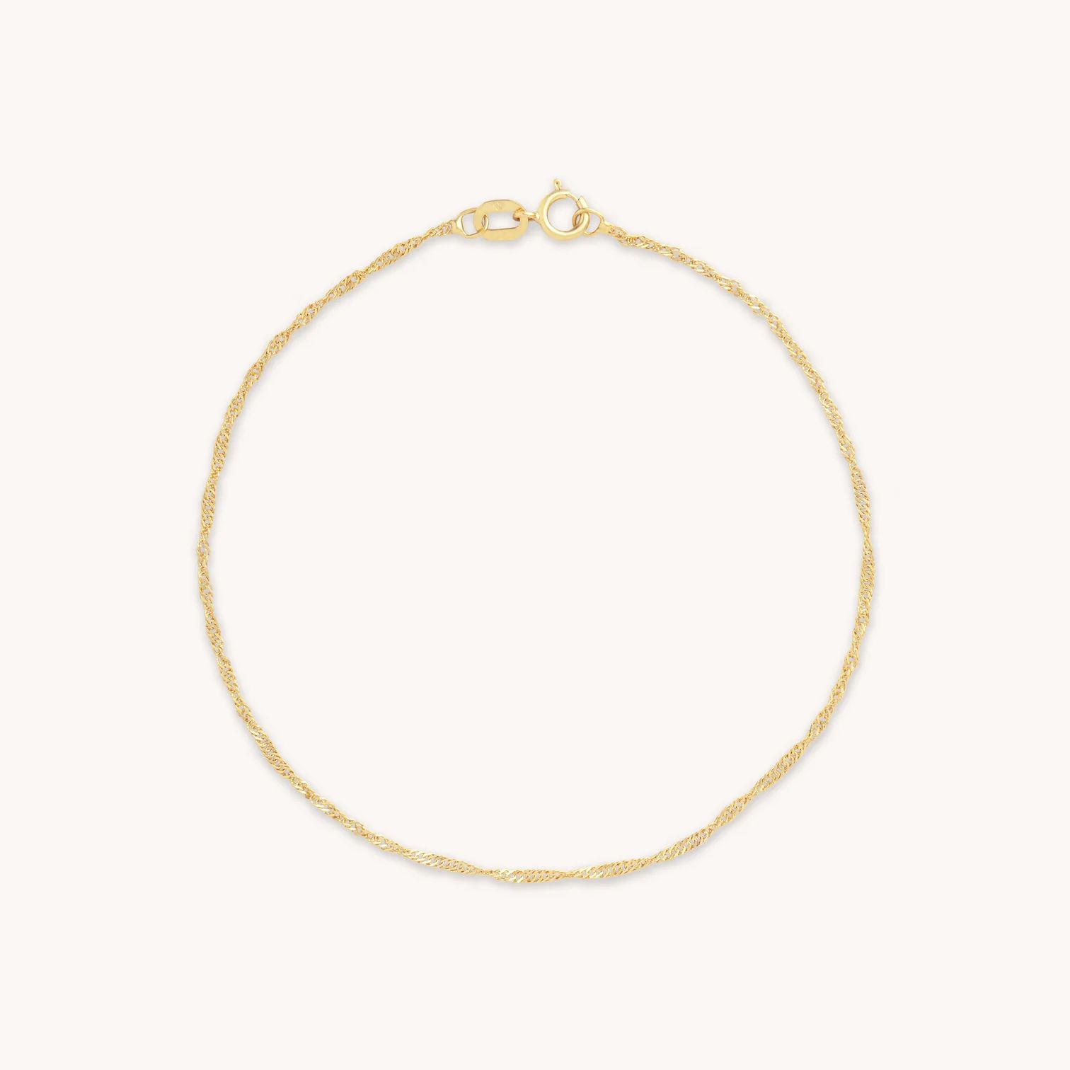 Astrid 9k Gold Chain Bracelet | Astrid & Miyu Bracelets | Astrid and Miyu