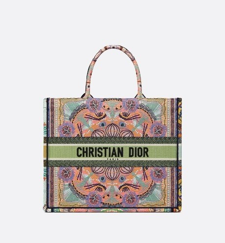 Dior Book Tote Multicolor Dior In Lights Embroidery - Bags - Woman | DIOR | Dior Beauty (US)