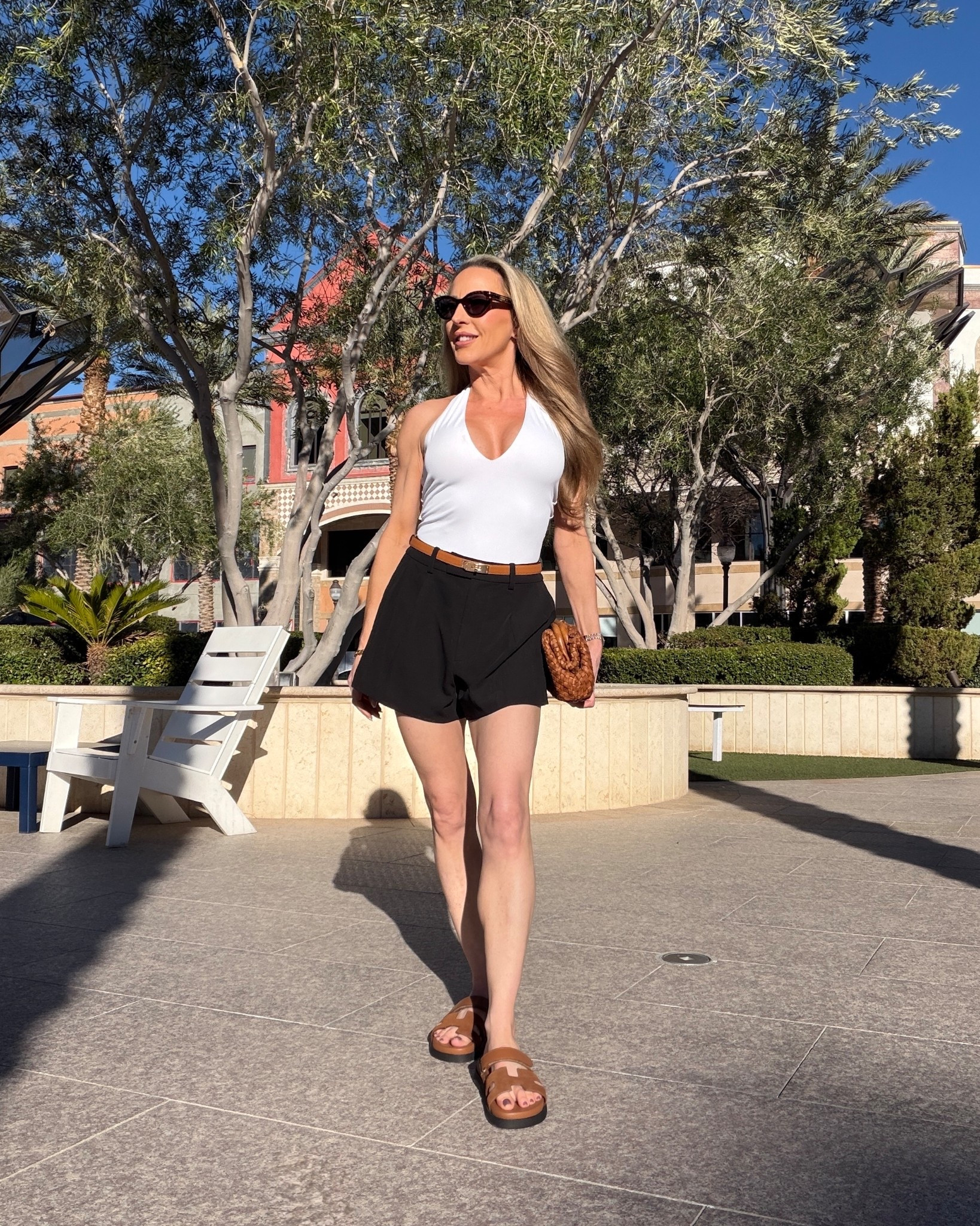 #ad Steve Madden always nails luxe for less styles like this brown H slide sandals. They come in other colors and are great if you want a sturdier pair of summer sandals. @stevemadden-us @stevemadden

#LTKootd #LTKspringtrends #LTKSeasonal