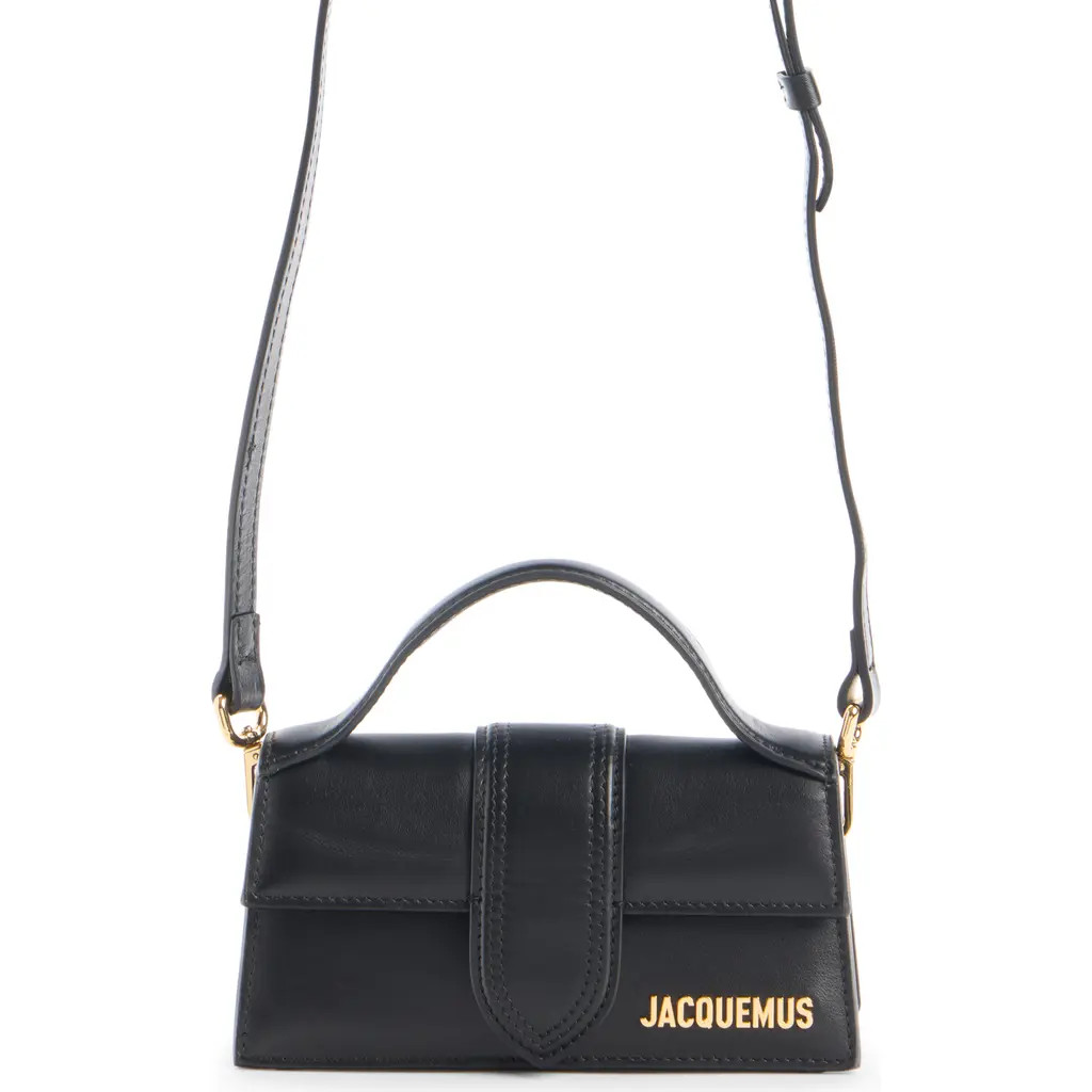 Jacquemus Le Bambino Top Handle Crossbody Bag in Black 990 at Nordstrom | Nordstrom