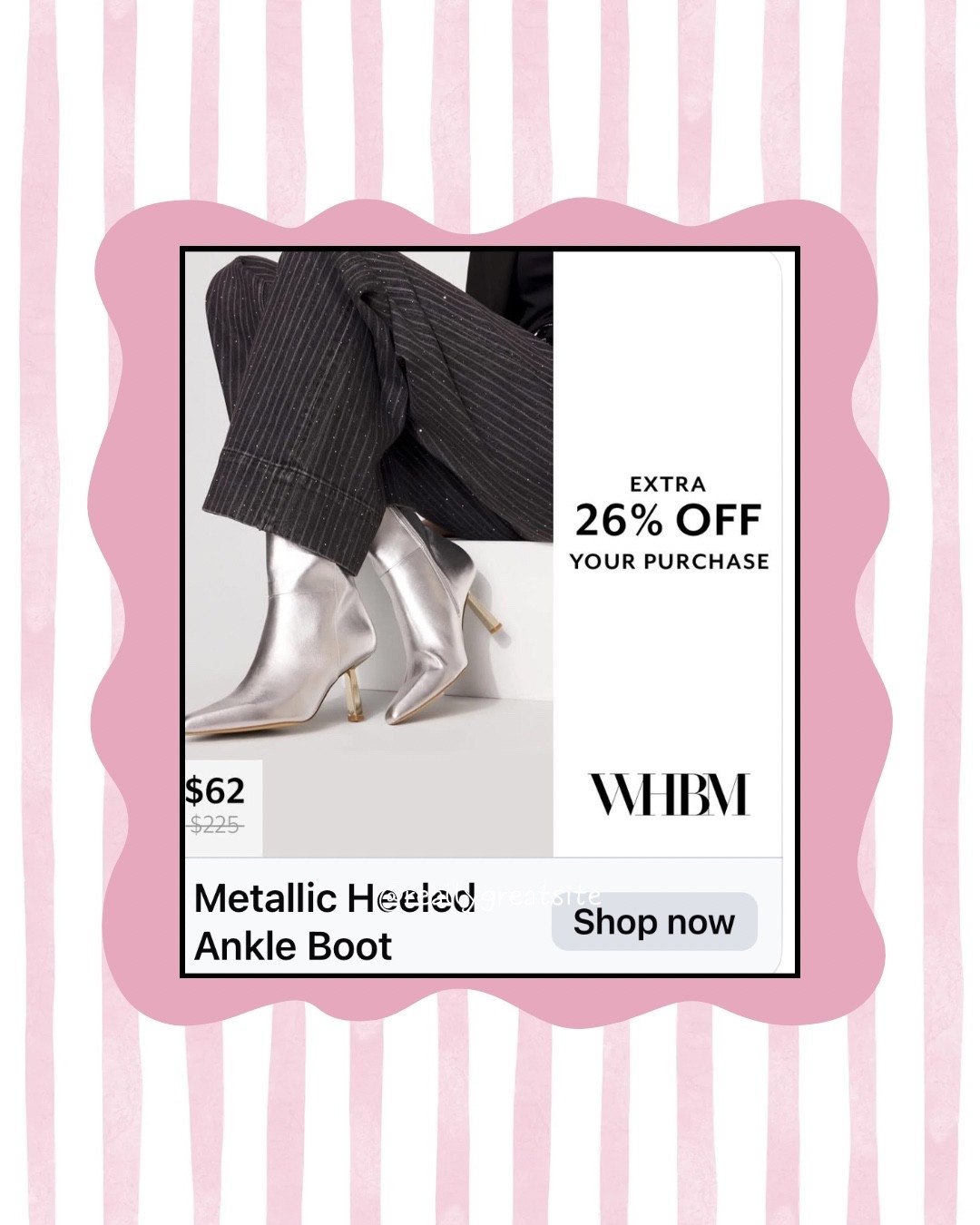 SALE at WHBM ‼️ Crushing on these Metallic Silver Boots!! Incredible Price!! Ends Tonight 

#LTKSeasonal #LTKSaleAlert #LTKWorkwear