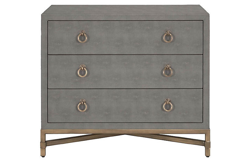 Strand Nightstand, Gray | One Kings Lane