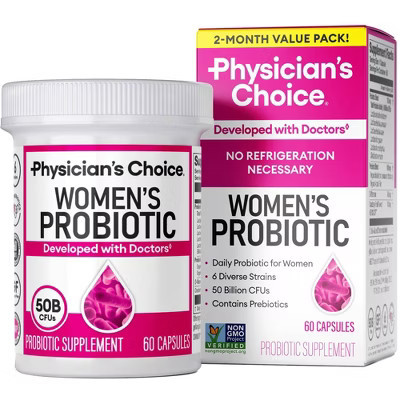 Physician's Choice 50 Billion CFU Women's Probiotic Capsules - 60ct | Target