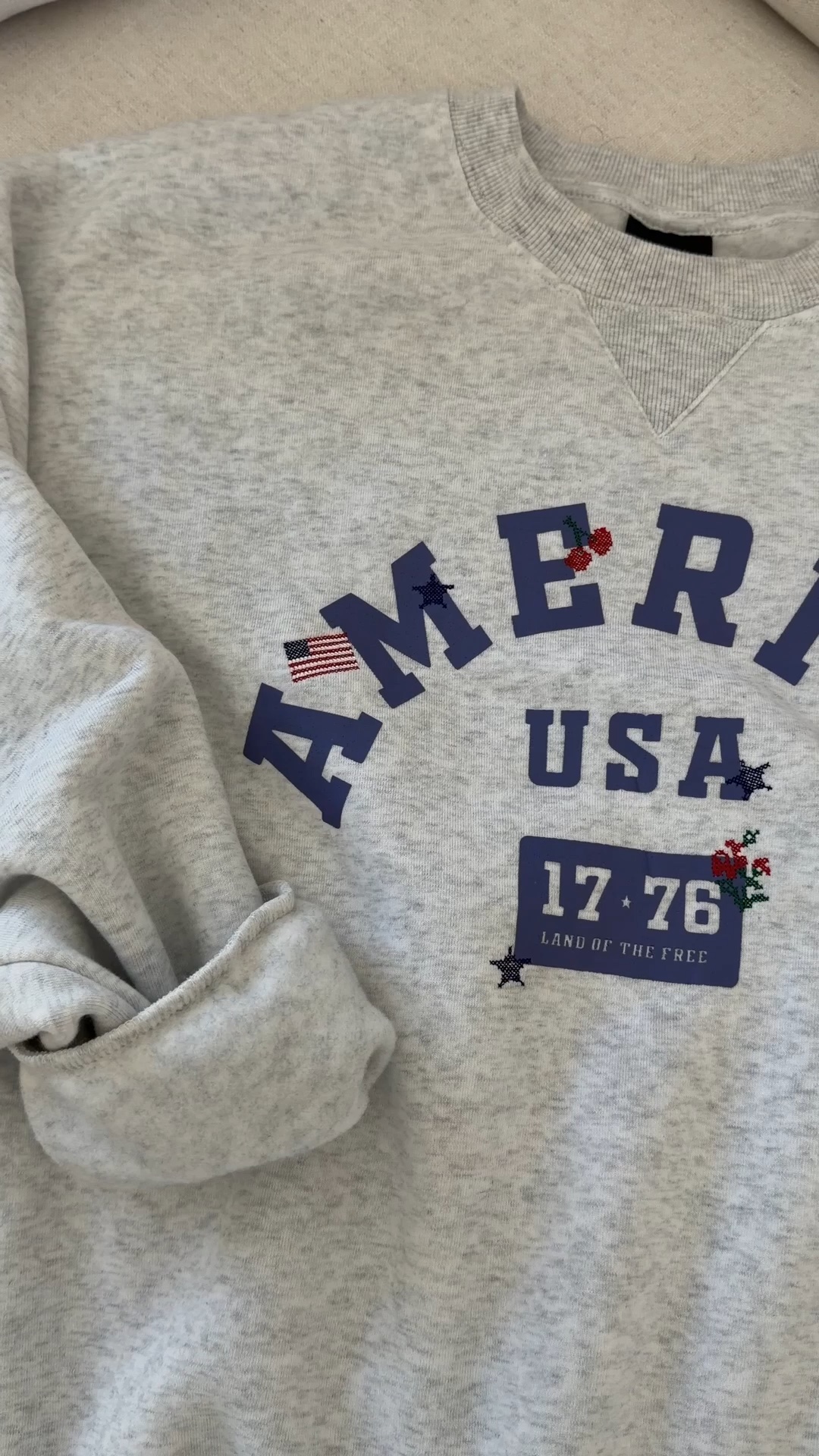 Love the embroidery 🪡 🇺🇸

#LTKSeasonal #LTKdayinmylife #LTKootd