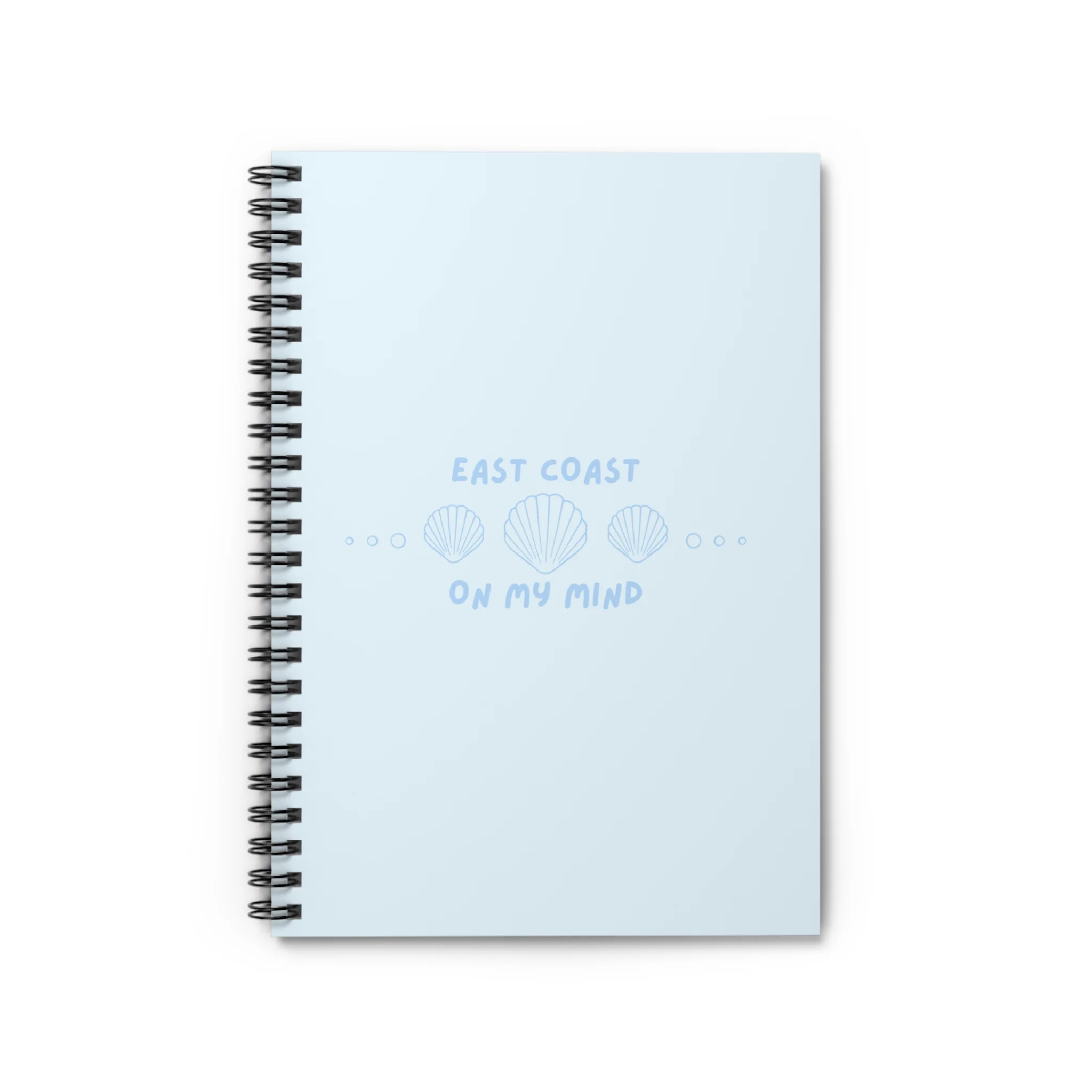 East Coast Spiral Notebook | Get Lucky Charmed