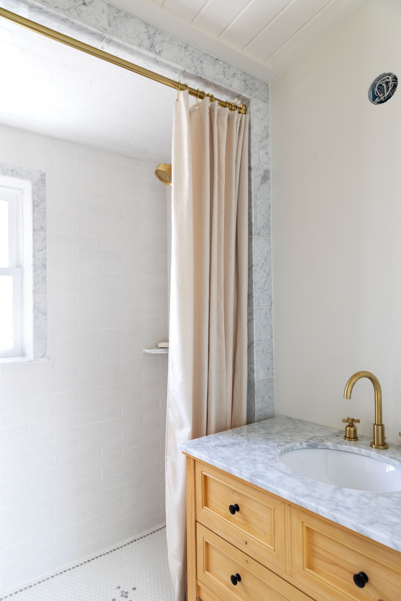 The Poplar Cottage upstairs bathroom, currently

#LTKHome