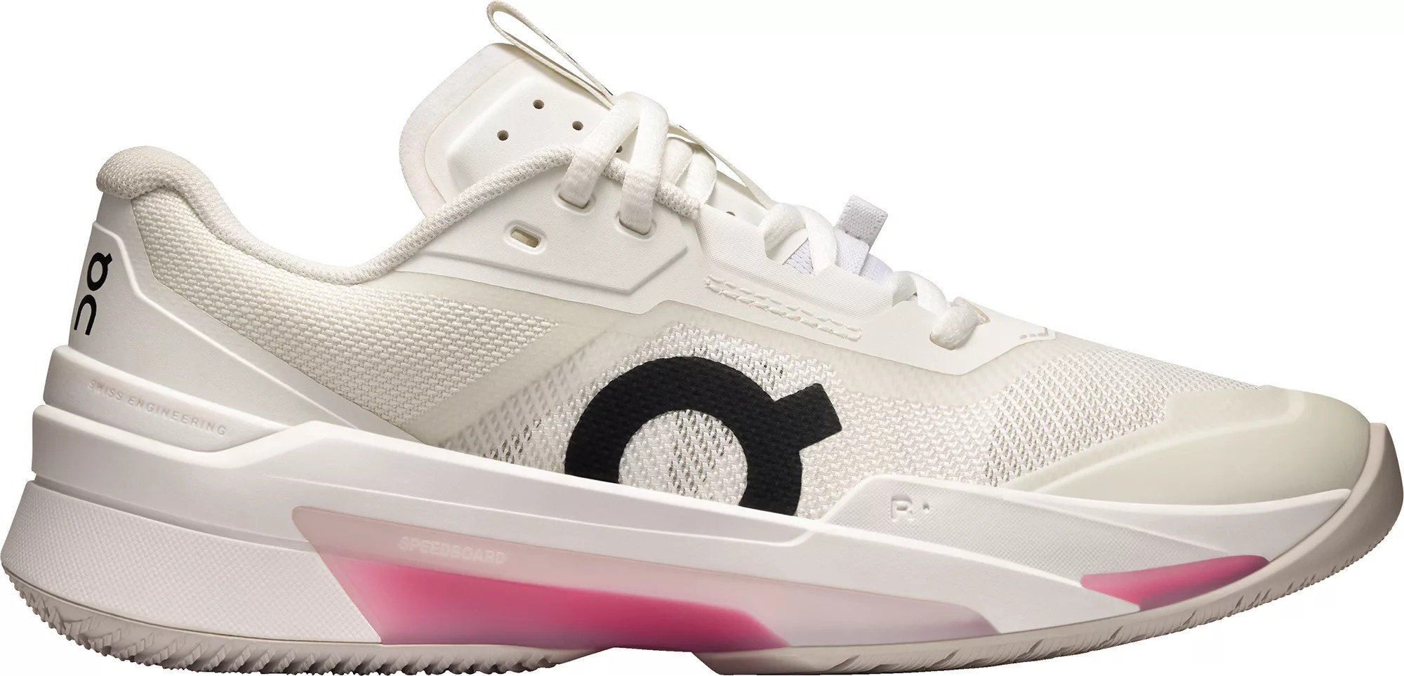 On Women's THE ROGER Pro Fire Tennis Shoes, Size 9.5, White/Pink | DICK'S Sporting Goods