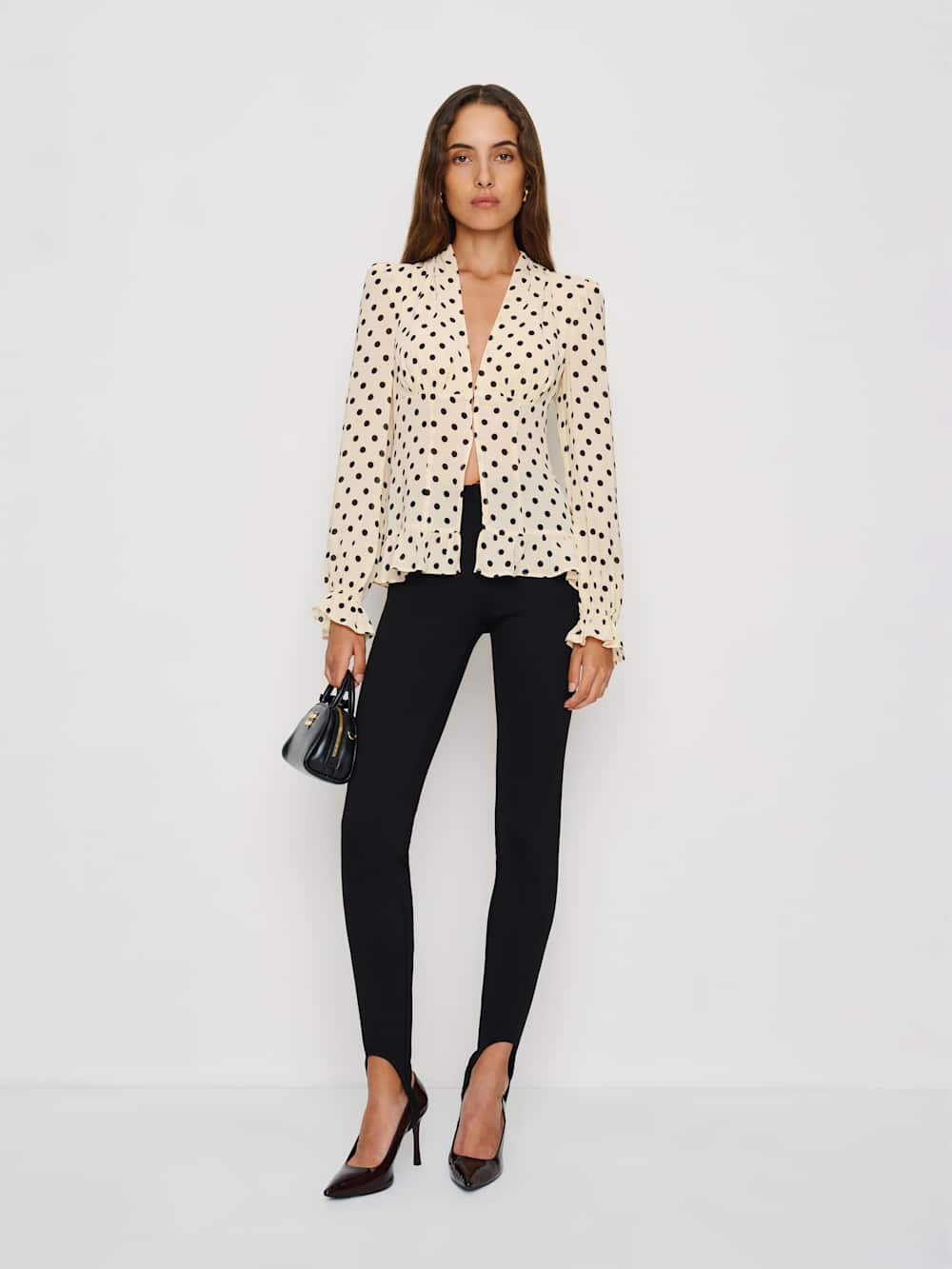 Maple Cream Blouse | Reformation (Global)