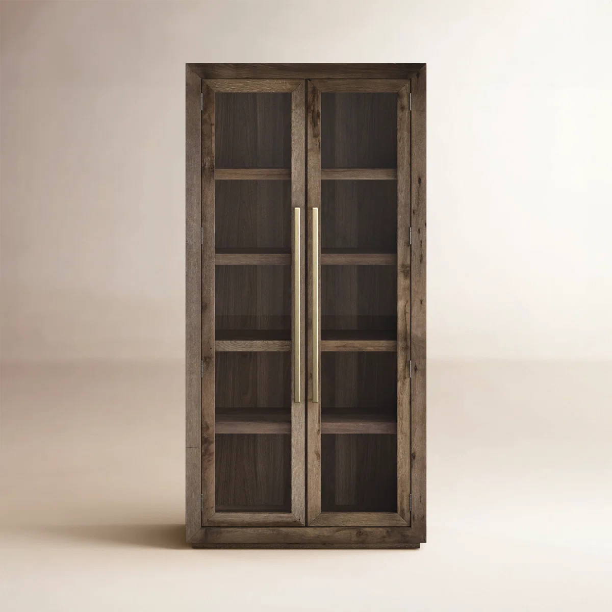 Alaya Solid Oak Wood Corner Display Stand | Wayfair North America